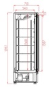 RÉFRIGÉRATEUR 4 PORTES EN VERRE JDE-2025R 
*TRANSPORT SUR DEMANDE*