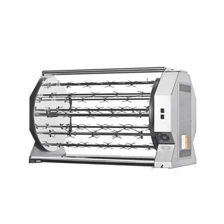 Roller grill électrique, 5 rouleaux