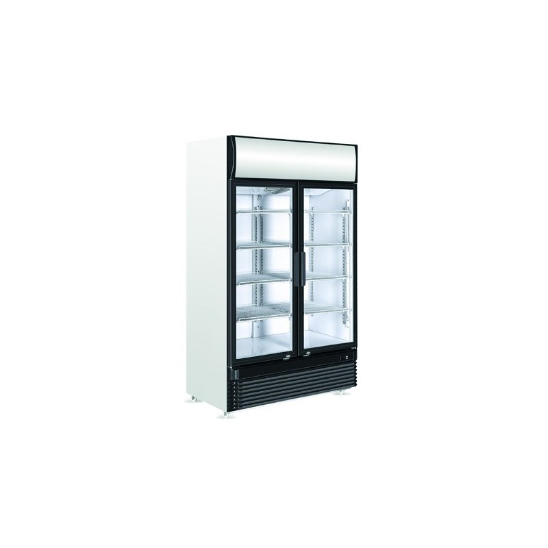 FRIGO VITRINE A BOISSONS, AVEC BANDEAU LUMINEUX, 750 L