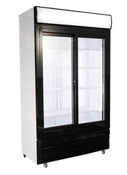 [KLRF790] Vitrine réfrigérée 2 portes vitrées coulissantes